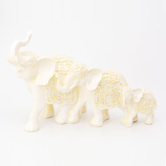 Statuetă decorativă familie elefanți